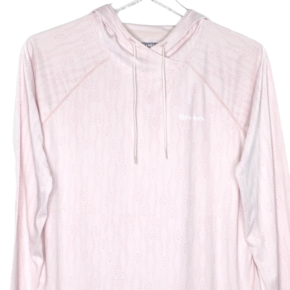 Simms Light Pink Hooded Performance Pullover - Picture 2 of 11